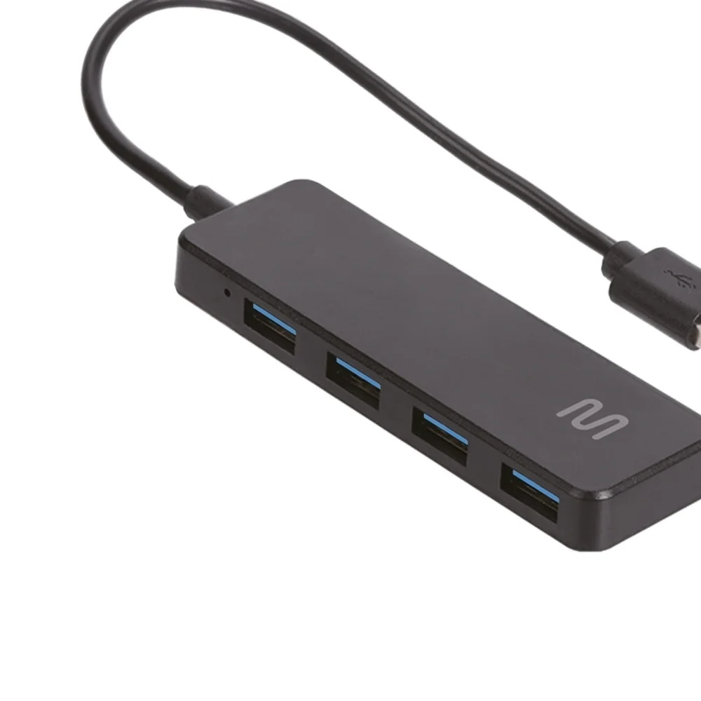 Imagem 3 de 5 do produto Hub Usb 3.0 Multi Ac444 4 Portas 5gbps - Preto
