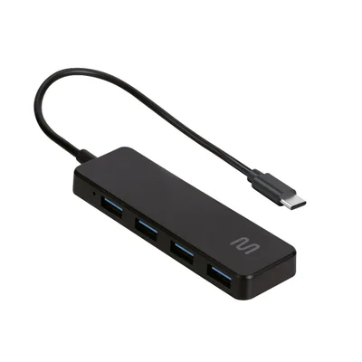 Hub Usb Tipo-c Multi Ac445 4 Portas 5gbps - Preto