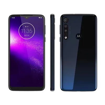 Usado: Motorola One Macro 64gb Azul Espacial Muito Bom - Trocafone
