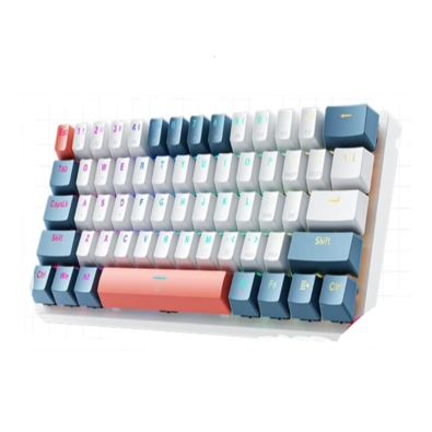 Teclado Mecanico K500-61 Mini Teclado Mecânico  Com Fio