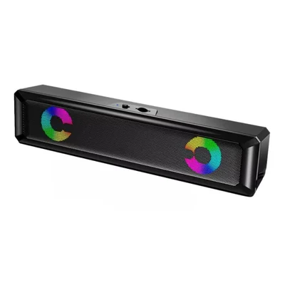 Caixa De Som Soundbar Psb P2 Tv Gamer Subwoofer Cel Led Pc