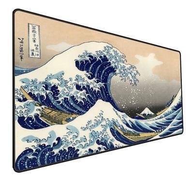 Mouse Pad Gamer Speed Extra Grande Desk Pad Profissional Premium Com Borda Costurada 70x35 - Anime Mangá Grande Onda