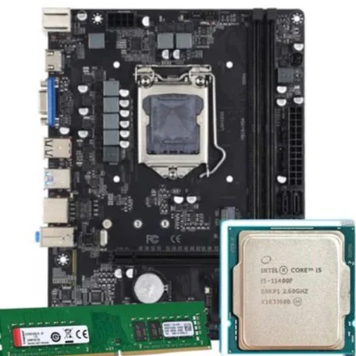 Kit Intel  i5 11400f + 32gb Ddr4 + Cooler + Video 1gb