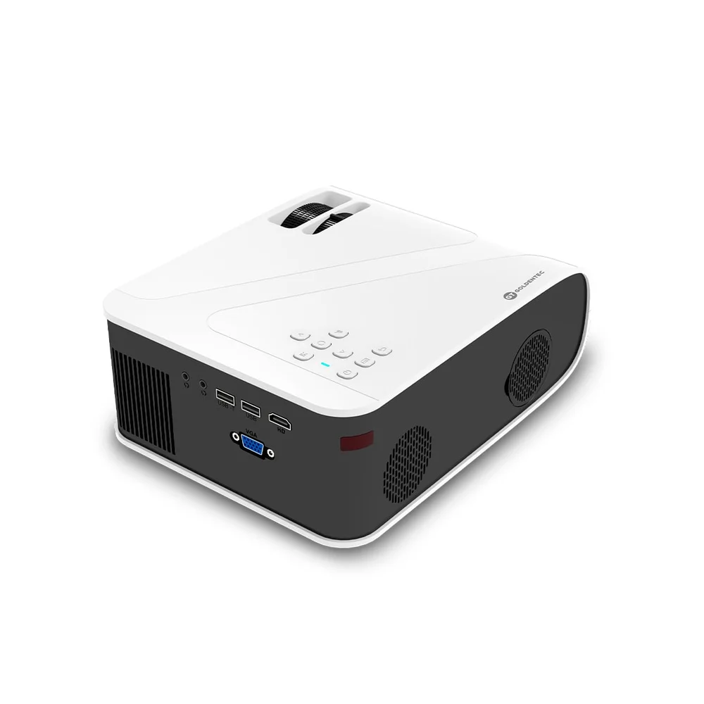 Imagem 5 de 5 do produto Projetor Multimídia 5000 Lúmens Goldentec Full HD com HDMI, Usb e Av