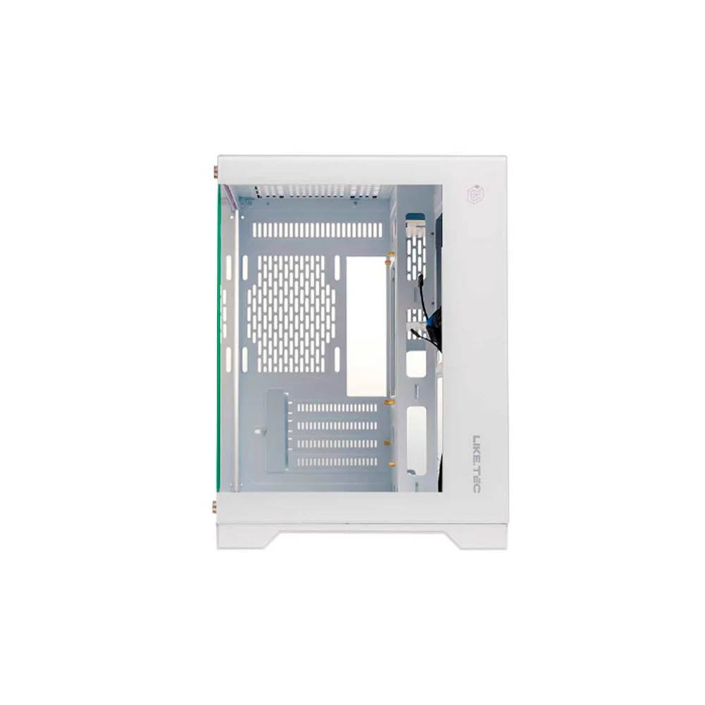 Imagem 2 de 5 do produto Gabinete Liketec Gamer Mad Rock Snow 4x Fan ARGB Cubodesign M-atx Frontal Vidro U Unica Unica