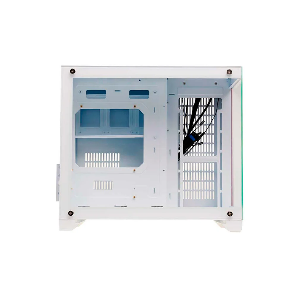 Imagem 5 de 5 do produto Gabinete Liketec Gamer Mad Rock Snow 4x Fan ARGB Cubodesign M-atx Frontal Vidro U Unica Unica