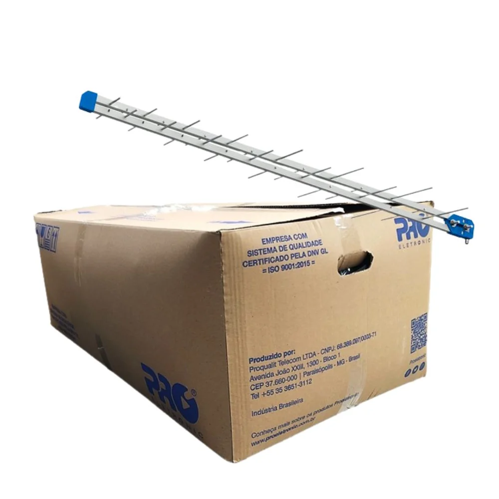 Antena Uhf Super Log Periodica 32 Elementos Pq45-1300HDlte C/20 Proeletronic