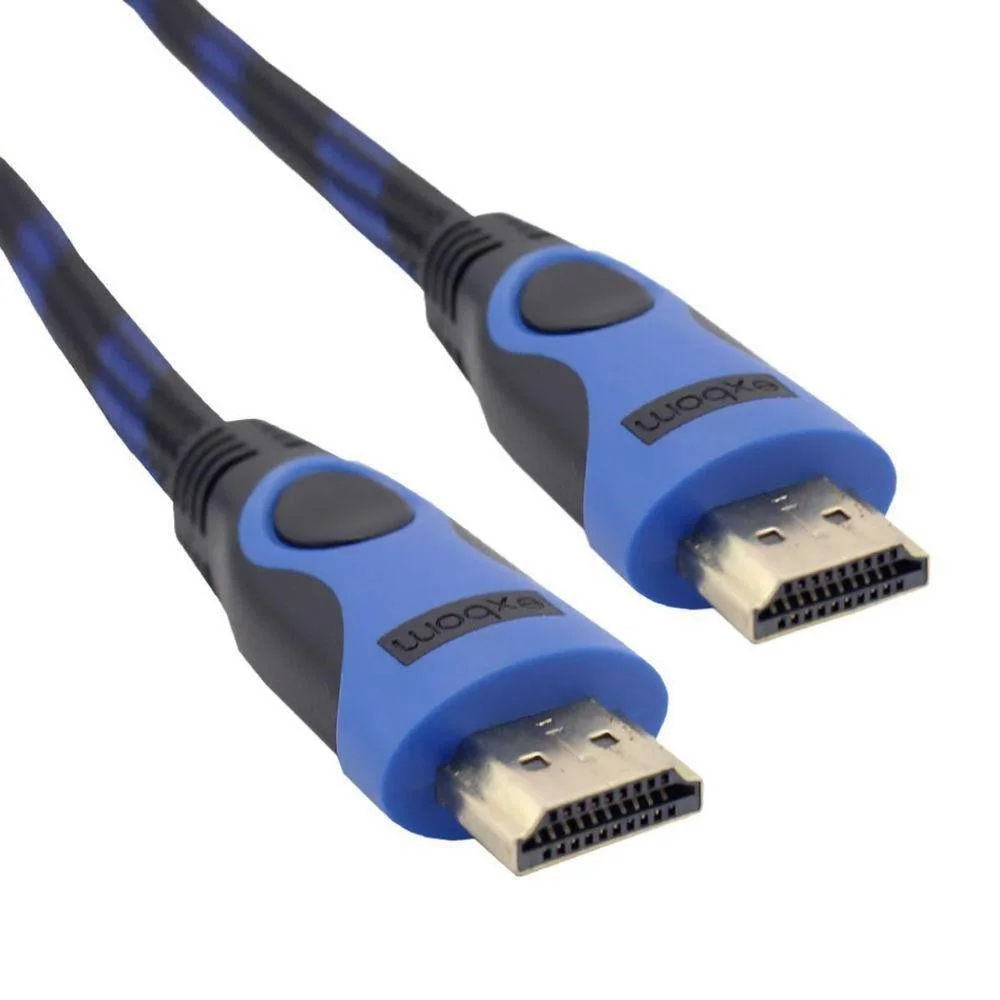 Imagem 3 de 3 do produto Cabo Para Tv Lcd Led HDMI M X HDMI M 1.4 Com Filtro - 10 Mts