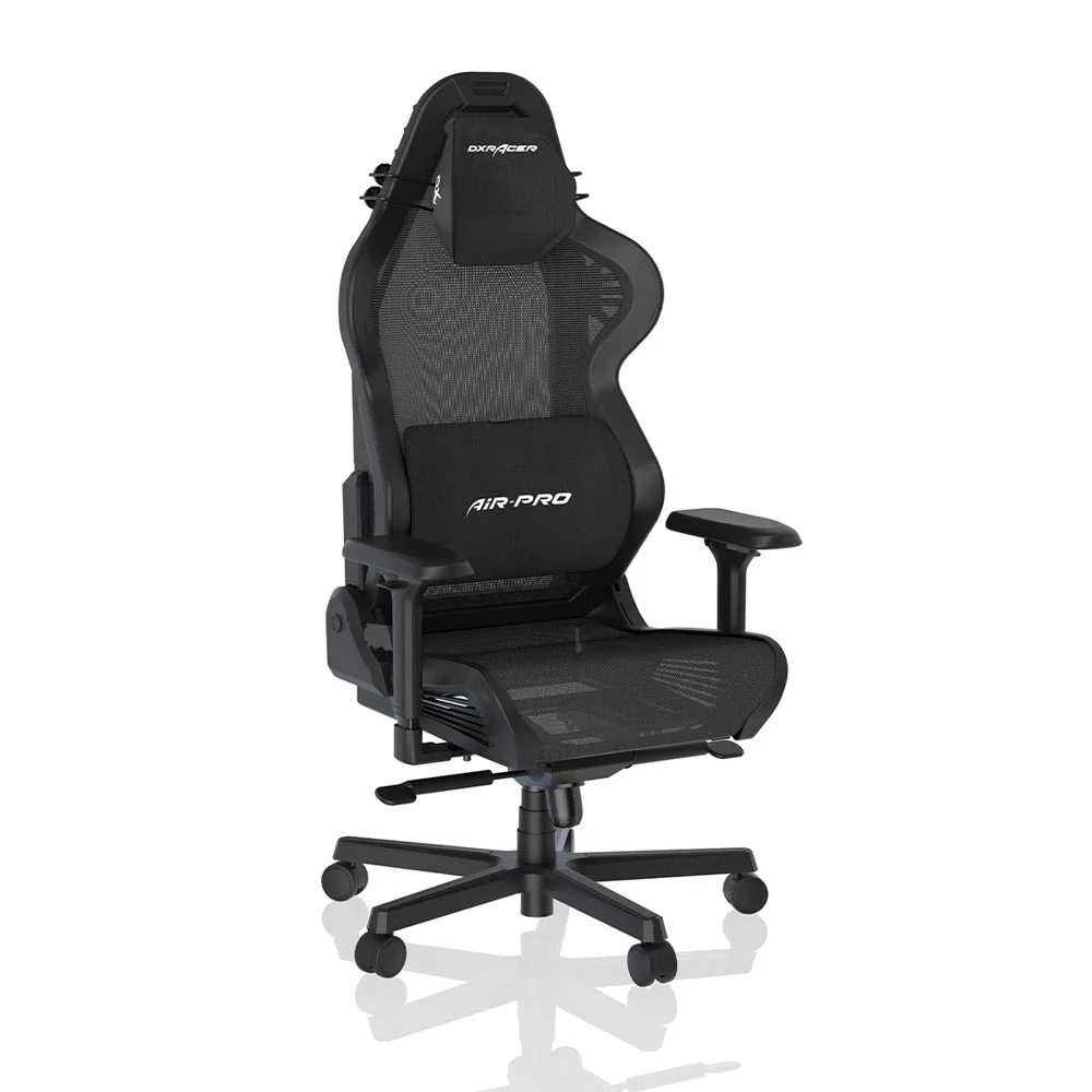 Cadeira Gamer Dxracer Air, Até 100Kg, Giratória, Reclinável, Preta