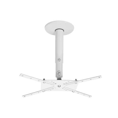 Suporte Tv Teto Com Inclinação Para Consultório Odontológico / Hospitalar 10 À 55 " - Lidimar Dt300 Cor:branco