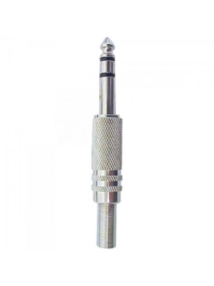 Imagem 2 de 2 do produto Plug P10 Estéreo Metal Storm, Mola Niquelado Genérico, 50 Unidades