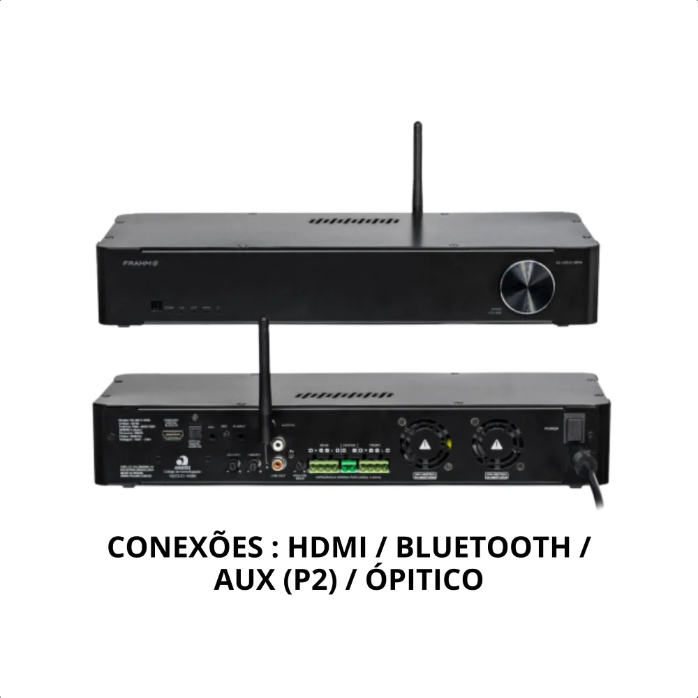 Imagem 4 de 5 do produto Amplificador Home Sense 400.5 400w HDMI