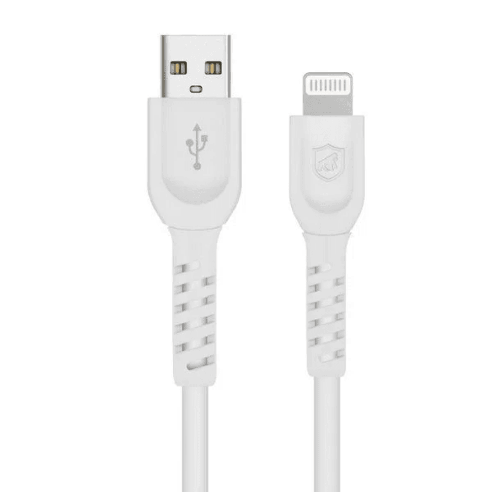 Cabo Dual Shock Lightning MFI, Para iPhone, iPad, 2 Metros, Branco