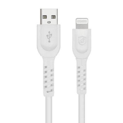 Cabo Dual Shock Lightning MFI, Para iPhone, iPad, 2 Metros, Branco