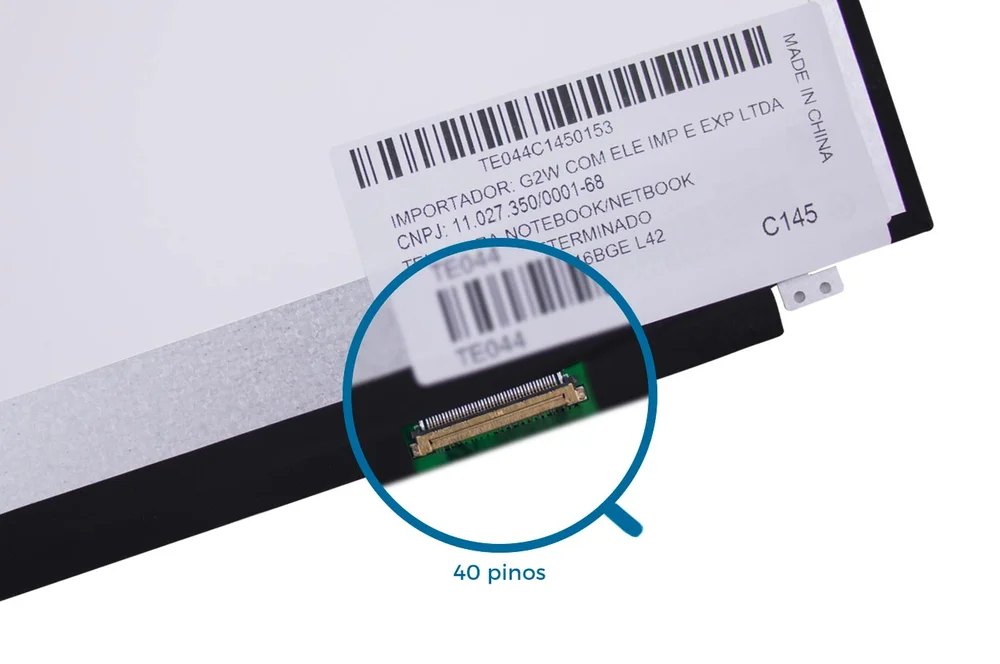 Tela Para Notebook Acer Aspire V5-171 B116xw03 V.2 11.6" Hd 40 Pinos Brilhante