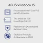 Notebook Asus Vivobook 15 X1504za Intel Core i5 1235u, 8GB RAM, SSD 512GB, Tela 15,6" Fhd, Windows 11, Silver - Nj986w