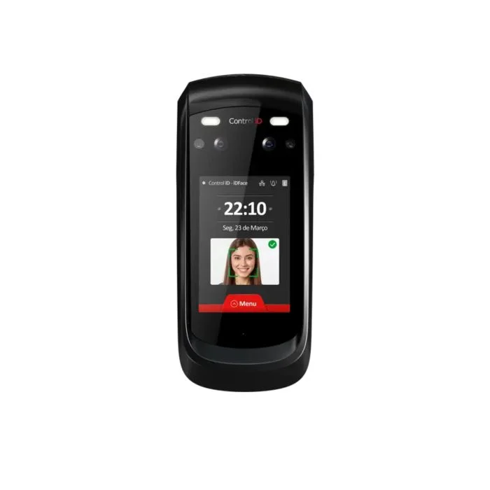 Controle De Acesso Idface Control Id 200.000 Usuários 10.000 Faces Tela Lcd Tft Ethernet Usb Rs-485