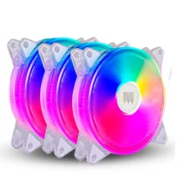 Kit Com 3 Cooler Fan Revenger, 120mm, ARGB, Brancas, Controladora Revenger - G-vr334k 2