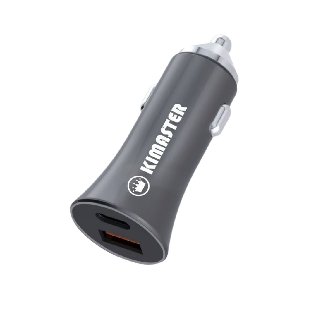 Carregador Veicular Turbo Kimaster, 40W, USB-C + USB-A  - CV209