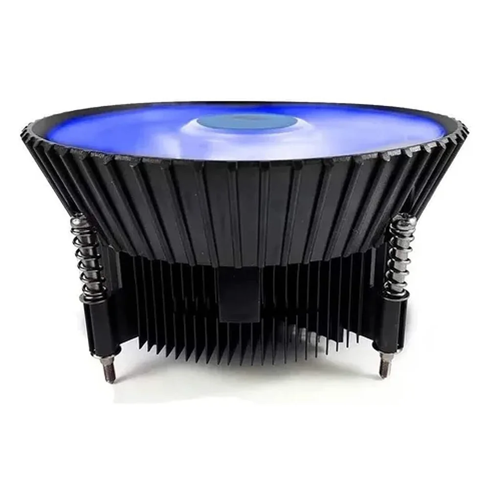 Imagem 2 de 4 do produto Cooler Parafusado Dex, Para Processador Linha LGA 115x, 6 LEDs, Azul - DX-9005