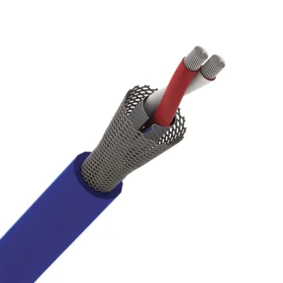 Cabo Para Microfone Santo Ângelo Sc-20, Balanceado, Azul, 100 Metros