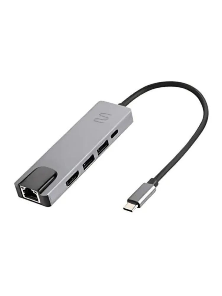 Imagem 4 de 5 do produto Adaptador USB-C 5 em 1 Multi AC447, com HDMI, RJ45, USB 3.0 e Power Delivery