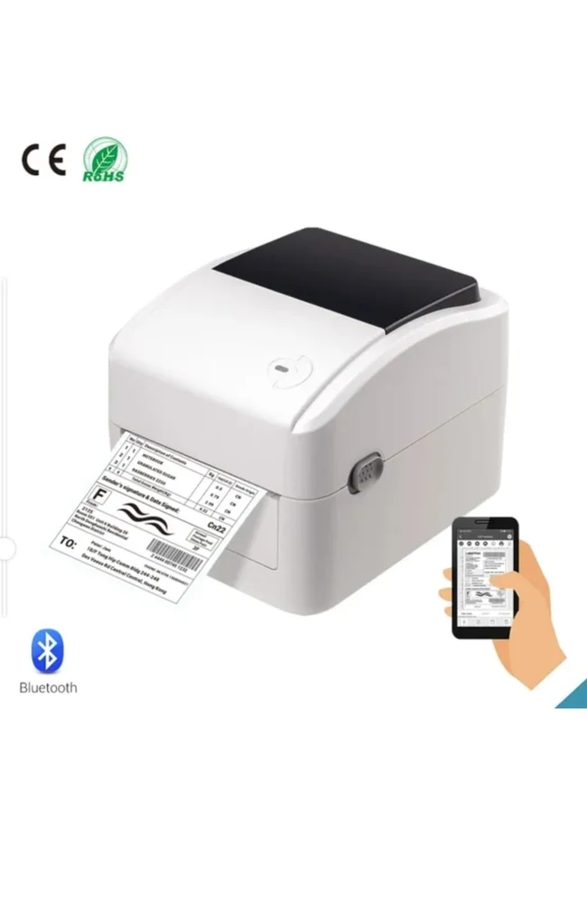 Imagem 5 de 5 do produto Impressora Código De Barras Xp 420b Sem Fio, Usb, Bluetooth, Para Impressão De Etiqueta Adesiva, Branca