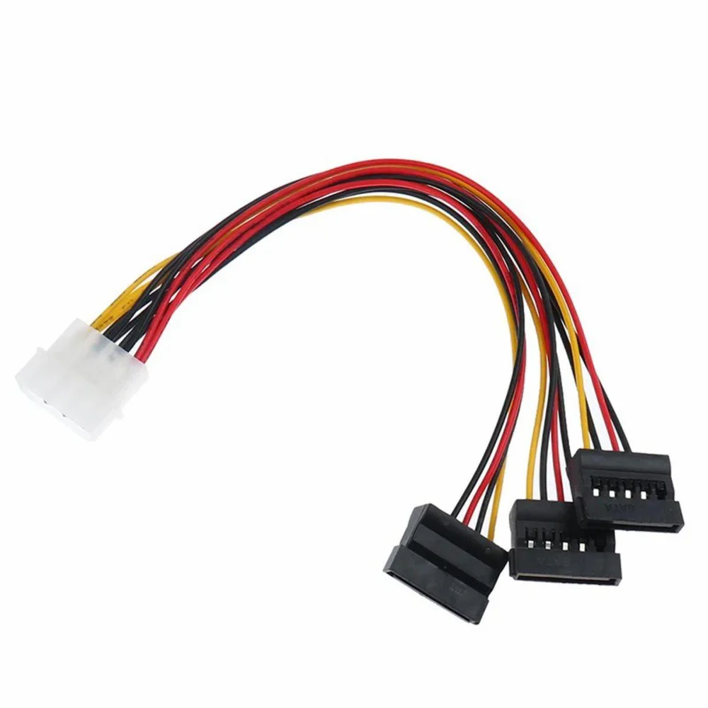 Imagem 3 de 5 do produto Cabo Adaptador Chroma Tech, Molex x 3x Sata Energia, Alimentação Fonte PC
