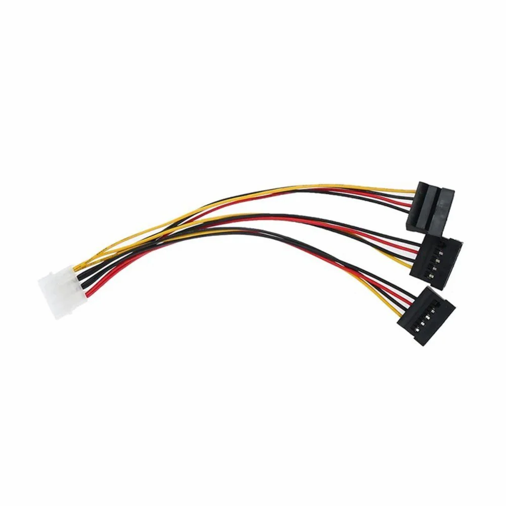 Imagem 5 de 5 do produto Cabo Adaptador Chroma Tech, Molex x 3x Sata Energia, Alimentação Fonte PC