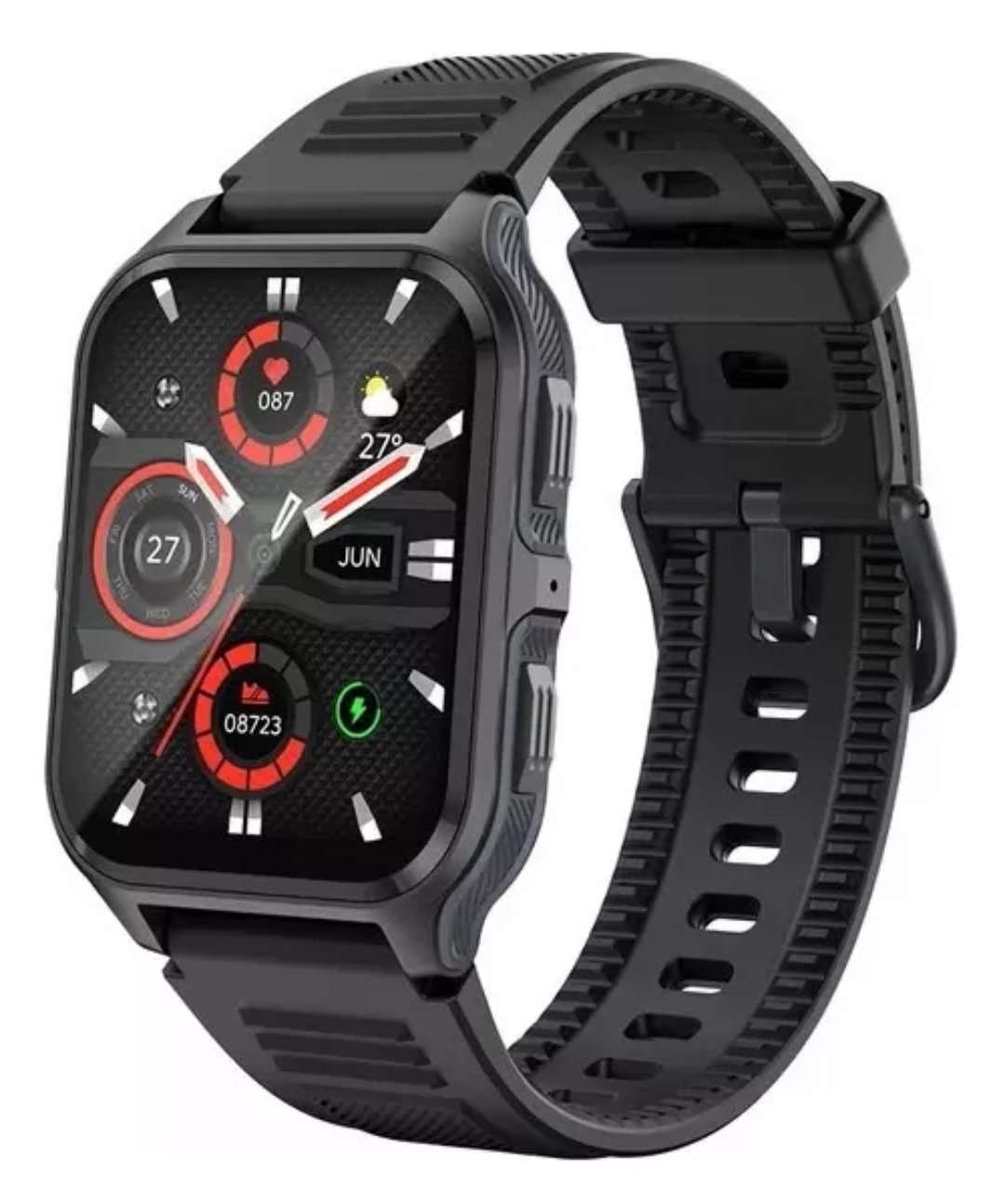 Smartwatch Colmi P73, Tela 1.9'', Monitoramento de Saúde, Chamada na Tela, Bateria de 300mAh