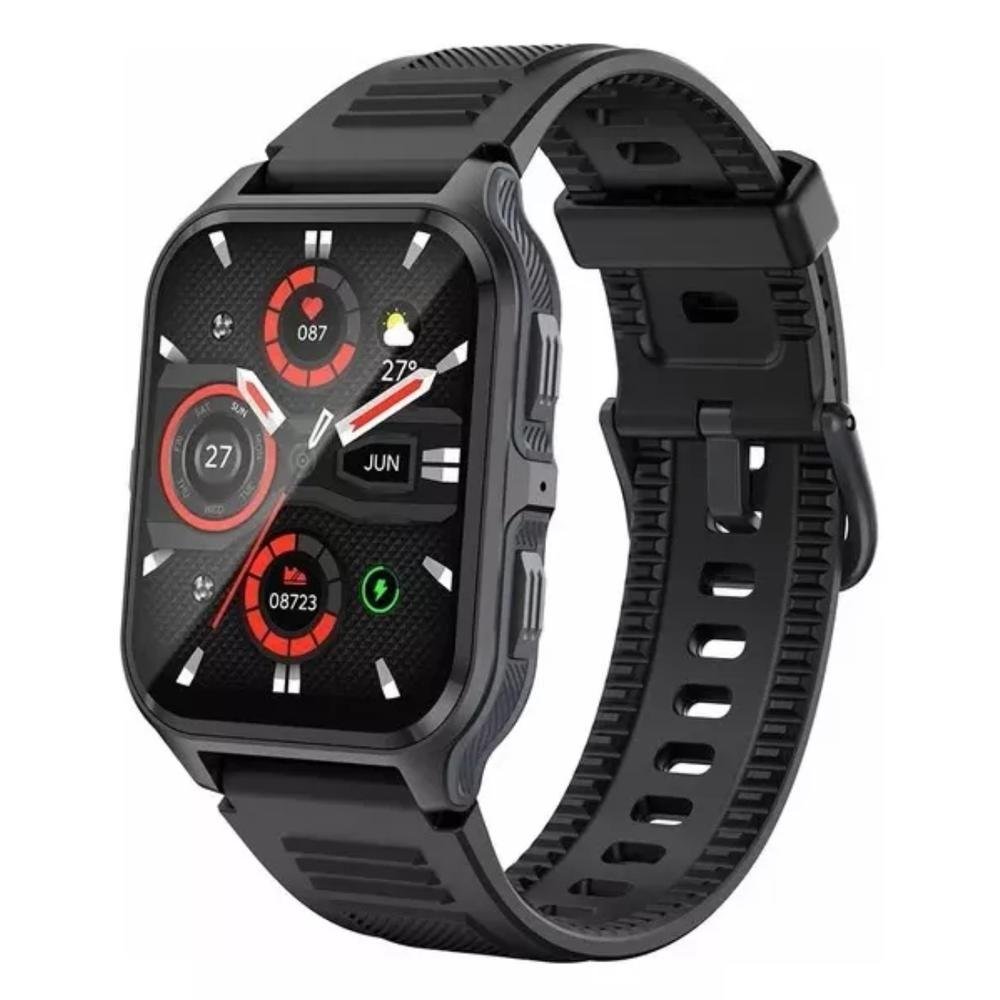 Smartwatch Colmi P73, Tela 1.9'', Monitoramento de Saúde, Chamada na Tela, Bateria de 300mAh