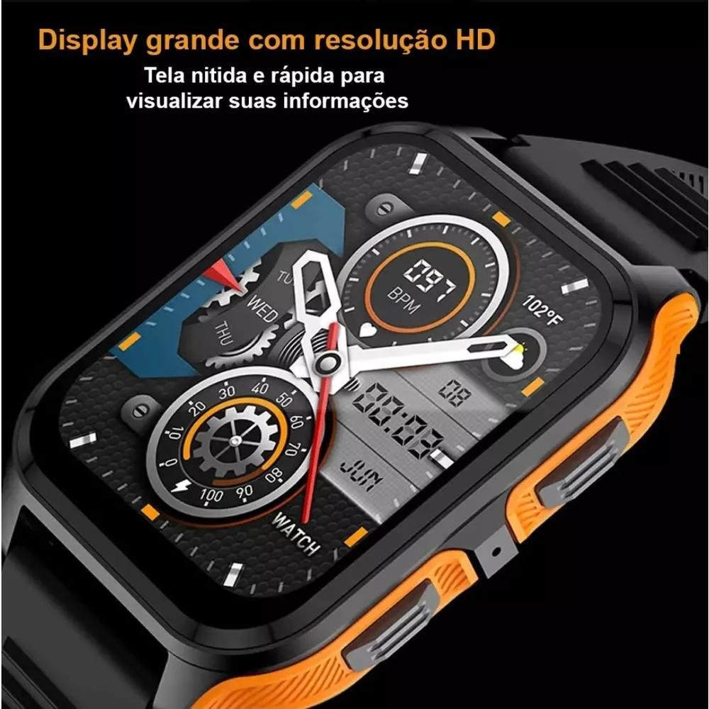 Smartwatch Colmi P73 Tela 19 KaBuM