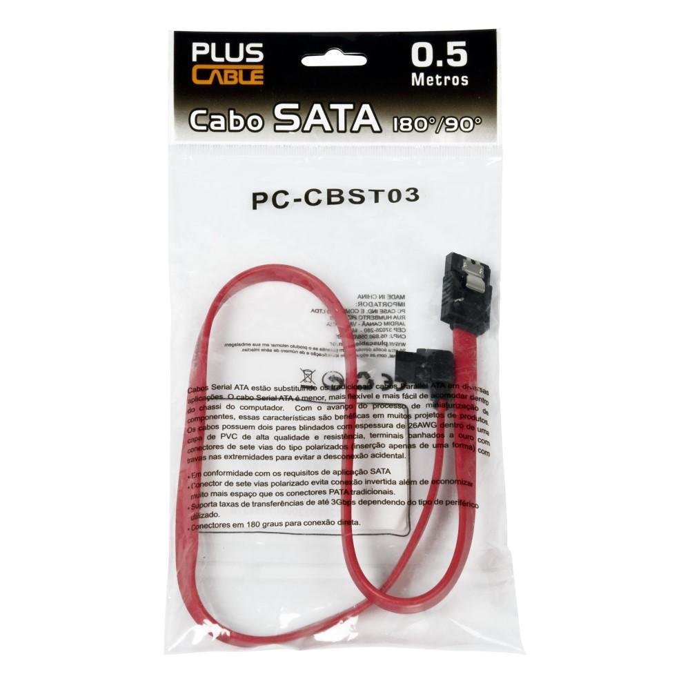 Imagem 3 de 5 do produto Cabo Dados Sata Plus Cable, 50cm - Pc-cbst03
