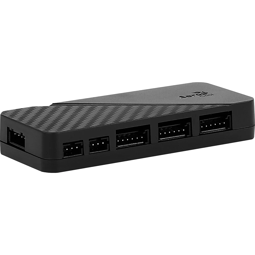 Imagem 3 de 5 do produto Hub Controlador De Fan Aerocool, RGB - H66f