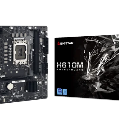 Placa-mãe Biostar H610mh D5 6.3 LGA 1700 Ddr5 M.2 Micro-atx