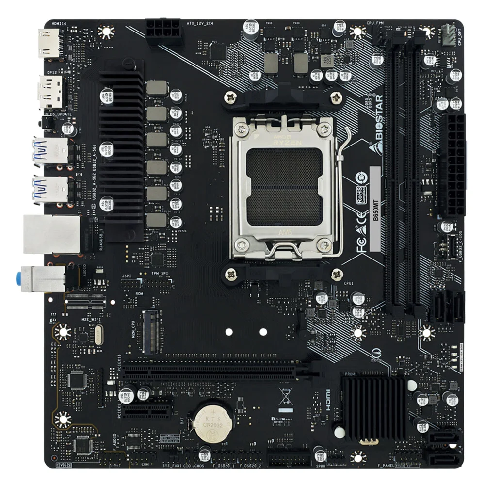 Placa Mae Biostar B650mt, Am5 6