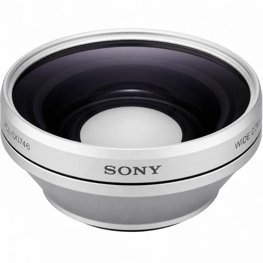 Lente de Conversão Sony VCL-D0746, 46mm, Grande e Angular