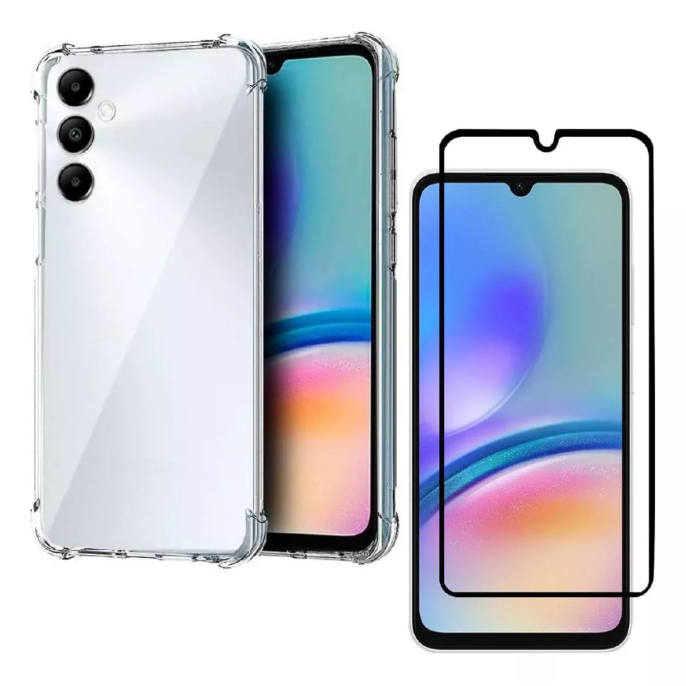 Capa Capinha Antishock Galaxy A05 + Pelicula De Vidro 3d - Armyshield