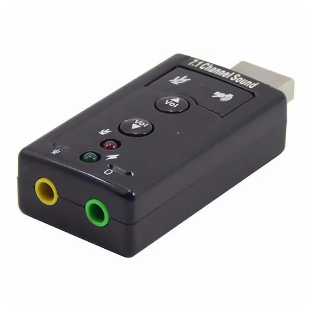 Imagem 3 de 4 do produto Adaptador De Som USB 2.0, Externo 7.1