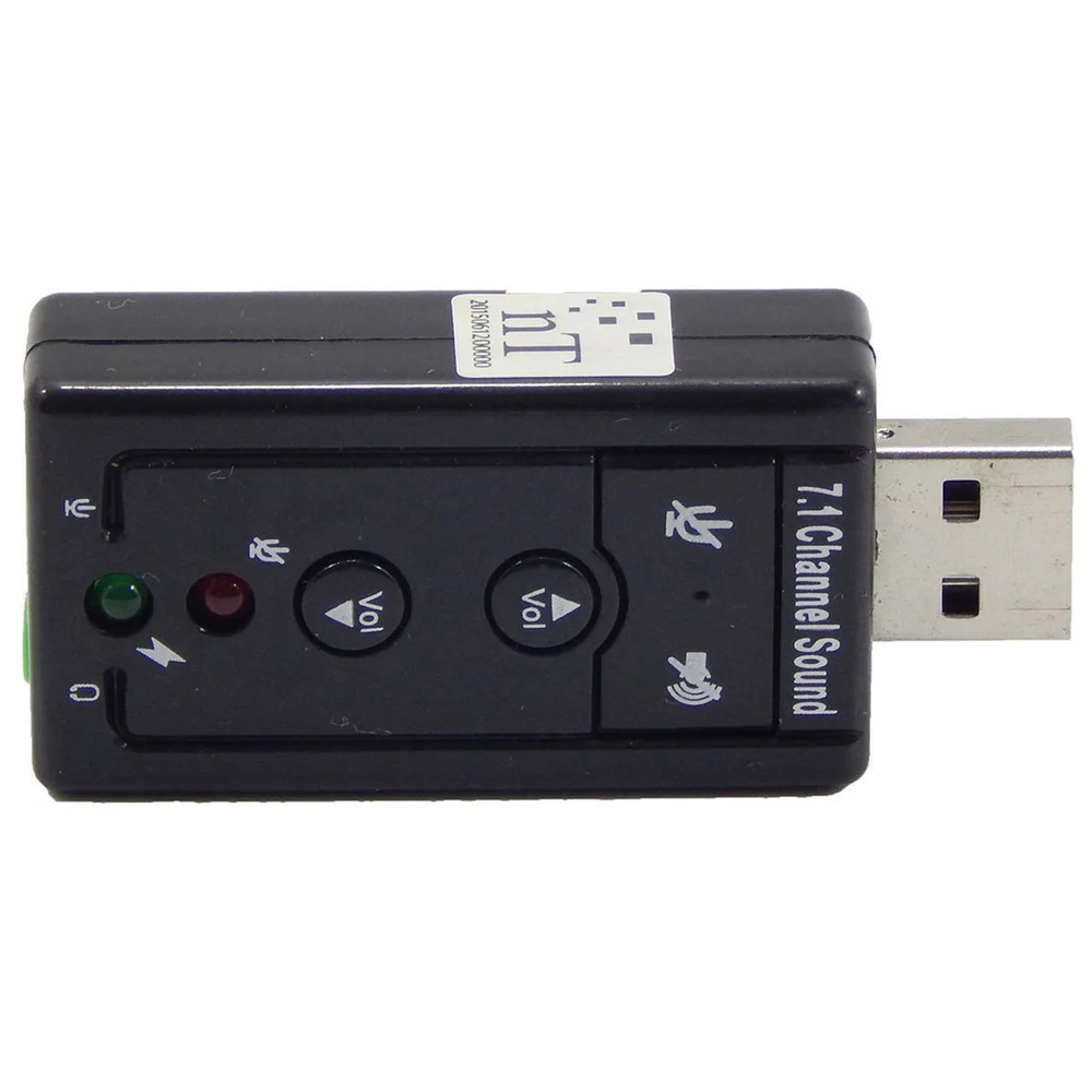 Imagem 4 de 4 do produto Adaptador De Som USB 2.0, Externo 7.1