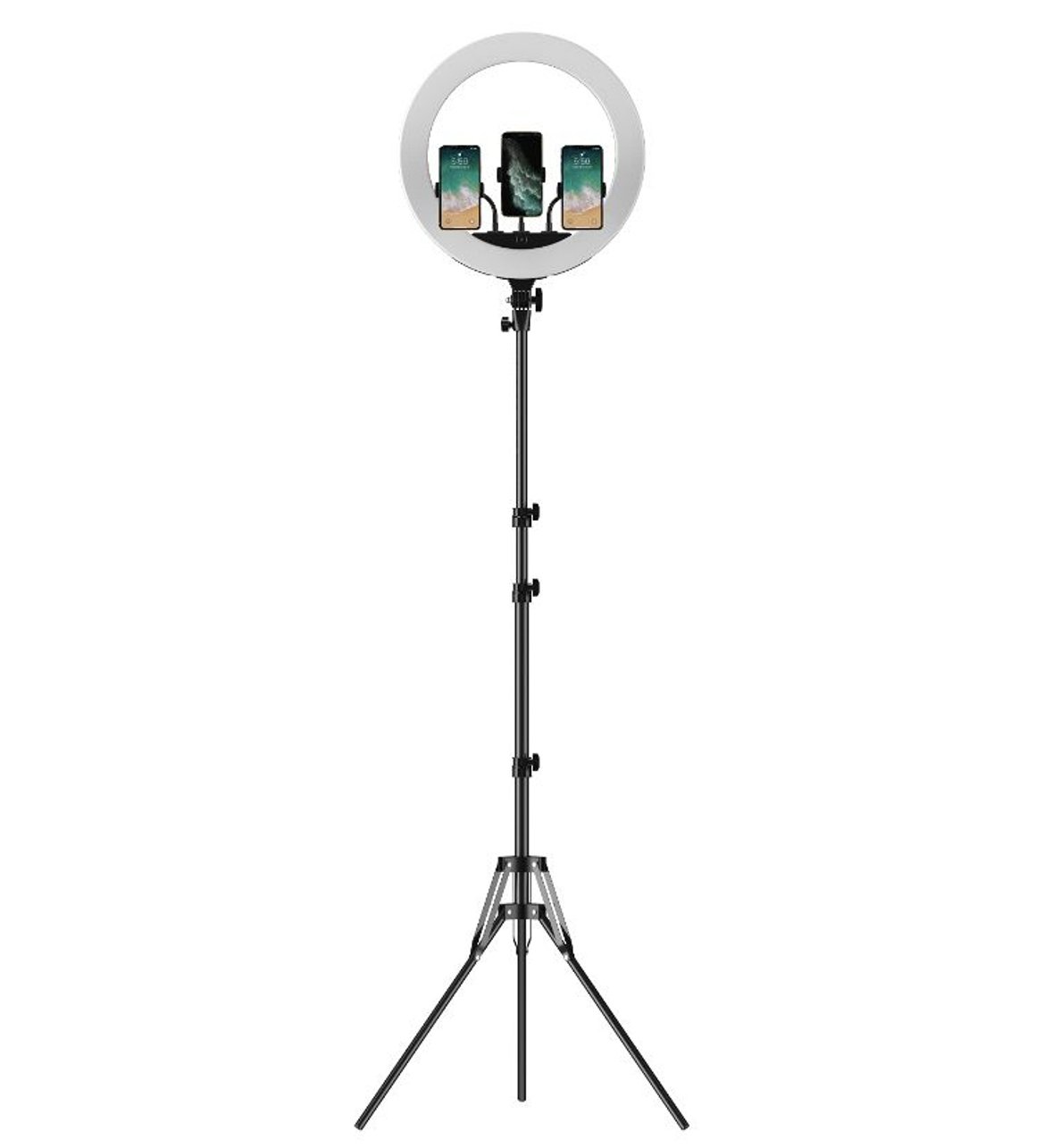 Iluminador Circular De Led Ring Light, 45cm, Com Tripé De 2m