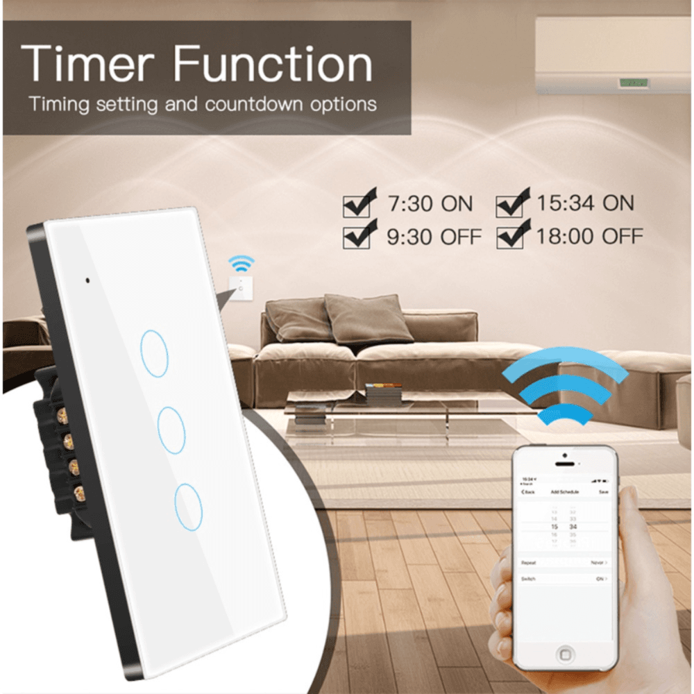 Imagem 2 de 5 do produto Interruptor Inteligente Switch Smart Touch Wifi - 1 Tecla