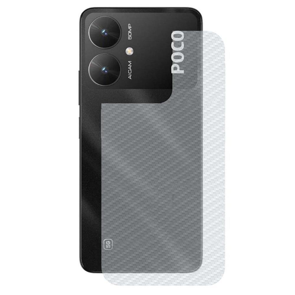 Película Gshield, Para Xiaomi Poco M6 5G, Traseira De Fibra De Carbono