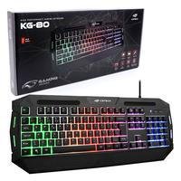 Teclado Gamer C3tech Kg-80bk, Usb, Abnt2, Rgb