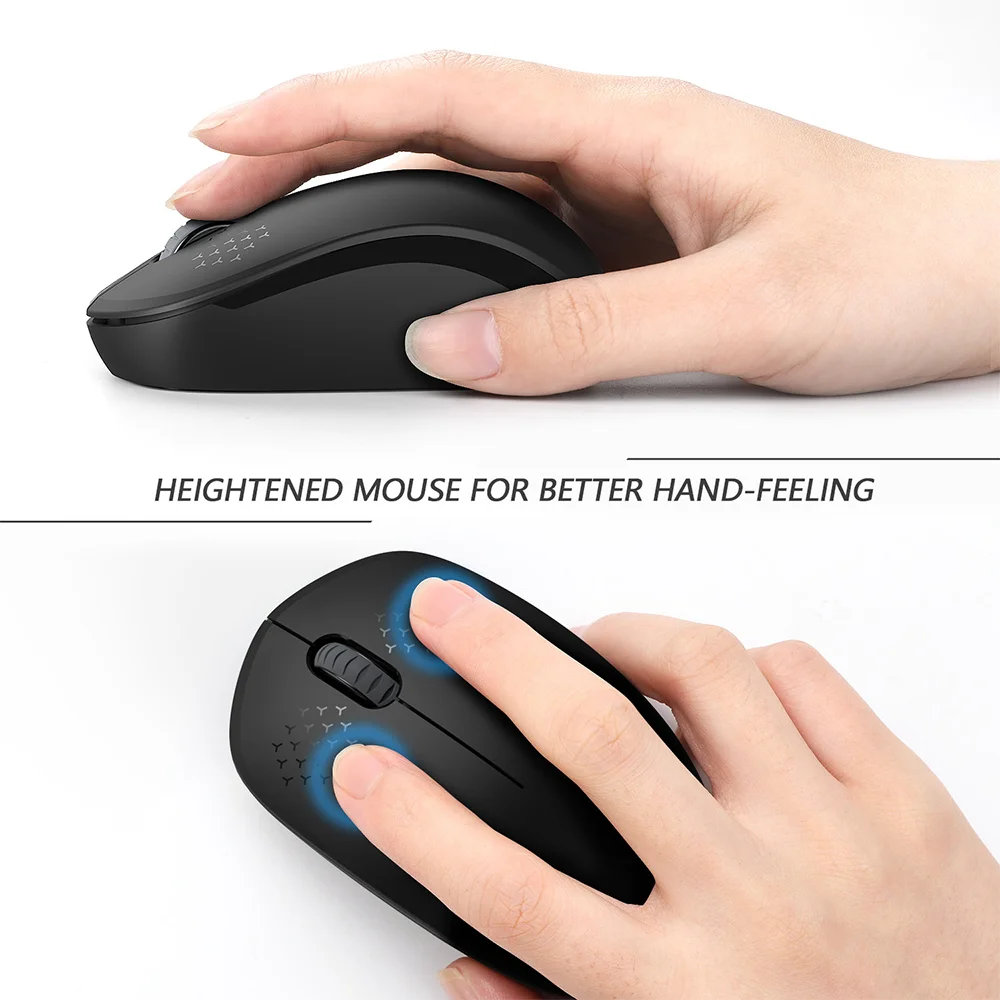 Imagem 4 de 5 do produto Mouse Sem Fio Seenda Wgsb 012 Mouse Wireless 2.4g Preto