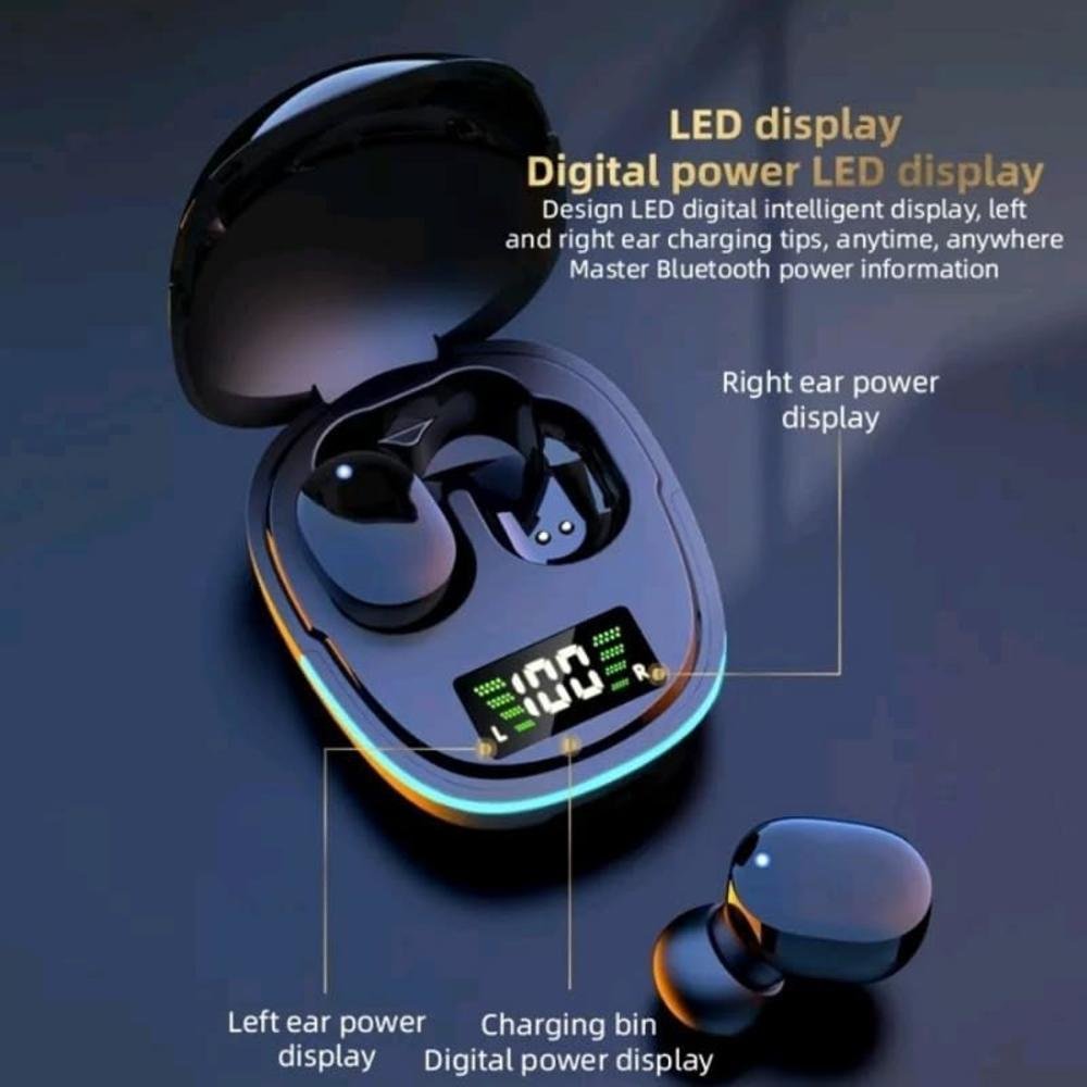 Imagem 5 de 5 do produto Fone de Ouvido Opsshopping, Bluetooth, TWS G9s, Resistente à Água, Microfone, Bloqueio de Ruídos, Preto