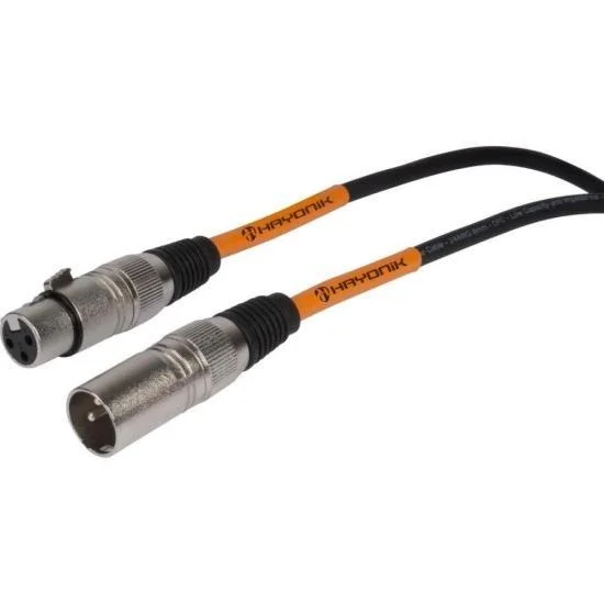 Imagem 5 de 5 do produto Cabo Hayonik, Para Microfone Player XLR (F) x XLR (M), Preto, 10 Metros
