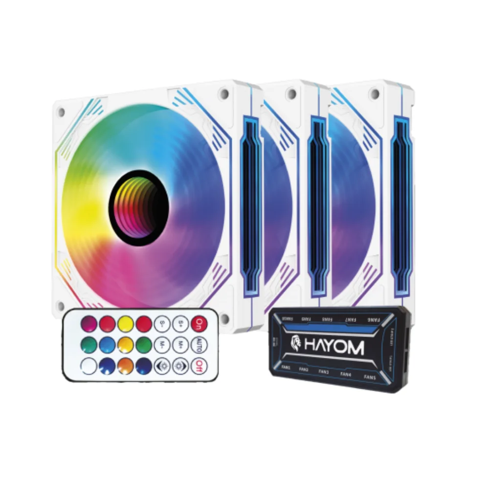 Imagem 4 de 4 do produto Kit 3 Fan Coolers RGB 12cm – Fc1309