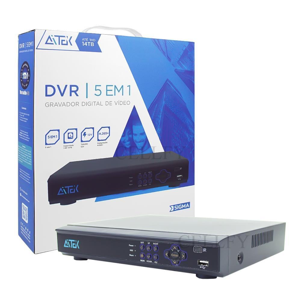 Imagem 2 de 5 do produto Dvr Gravador De Segurança Digital 5 Em 1 Luatek - Lkd-108b