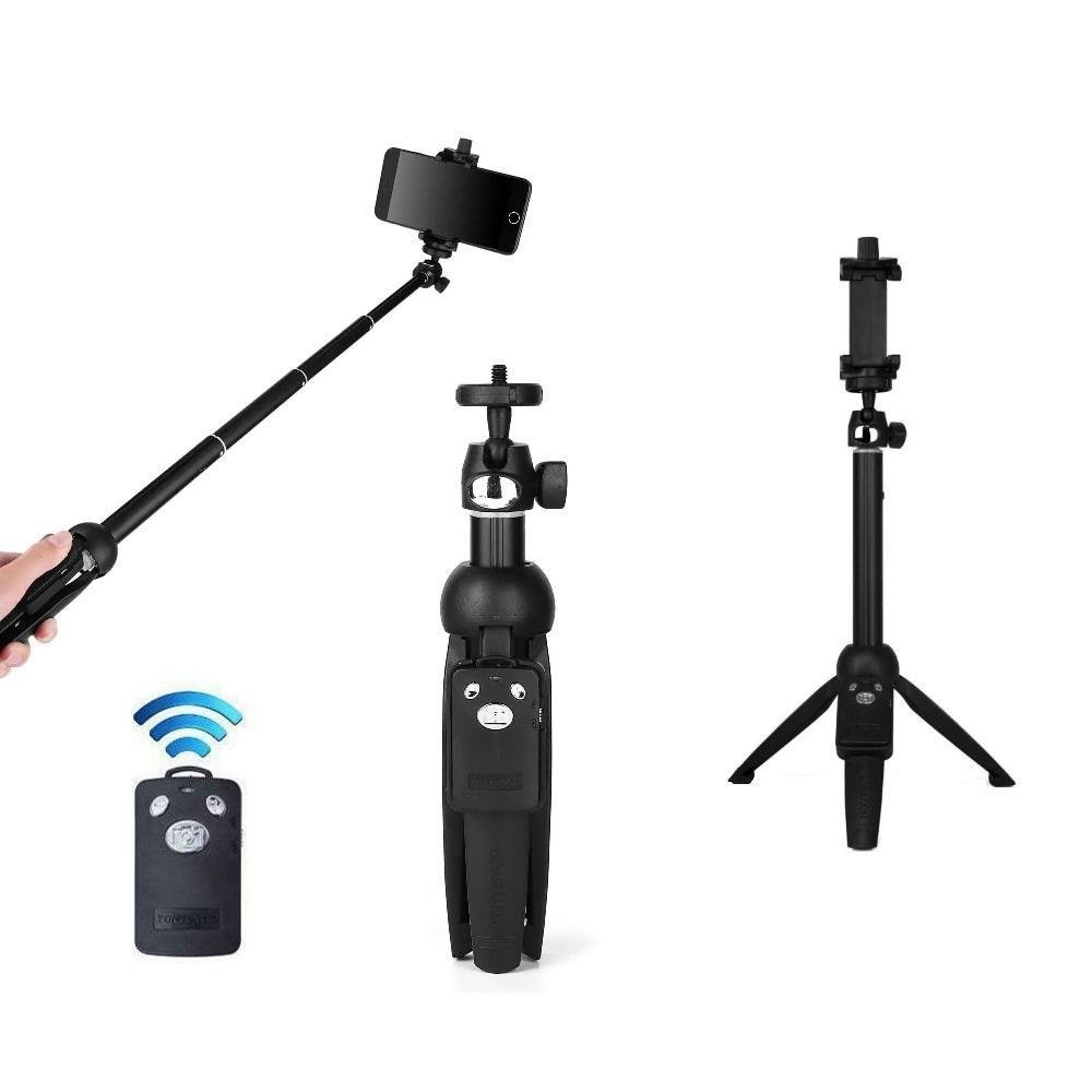 Imagem 5 de 5 do produto Tripé E Bastão Para Celular Com Controle Disparador Bluetooth - Yunteng Yt-9928